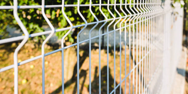 grating wire industrial fence panels, pvc metal fence panel